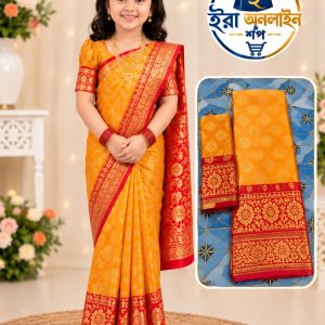 সেমি মসলিন সিল্ক শাড়ি (Code-6005)