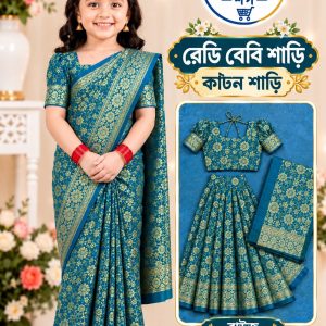 সেমি মসলিন সিল্ক শাড়ি (Code-6004)