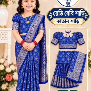 সেমি মসলিন সিল্ক শাড়ি (Code-6003)